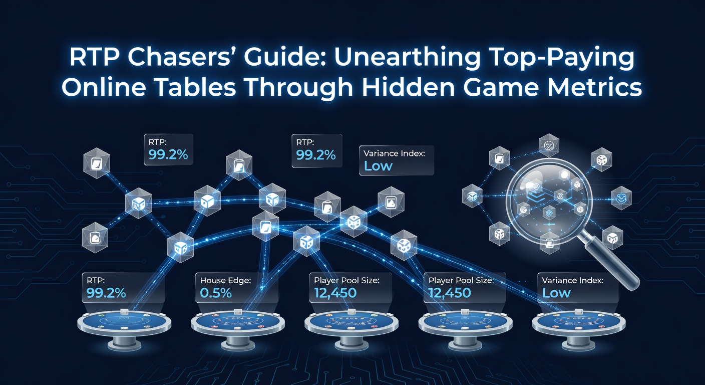 Digital dashboard displaying RTP metrics and online blackjack table analytics, highlighting high-payout indicators