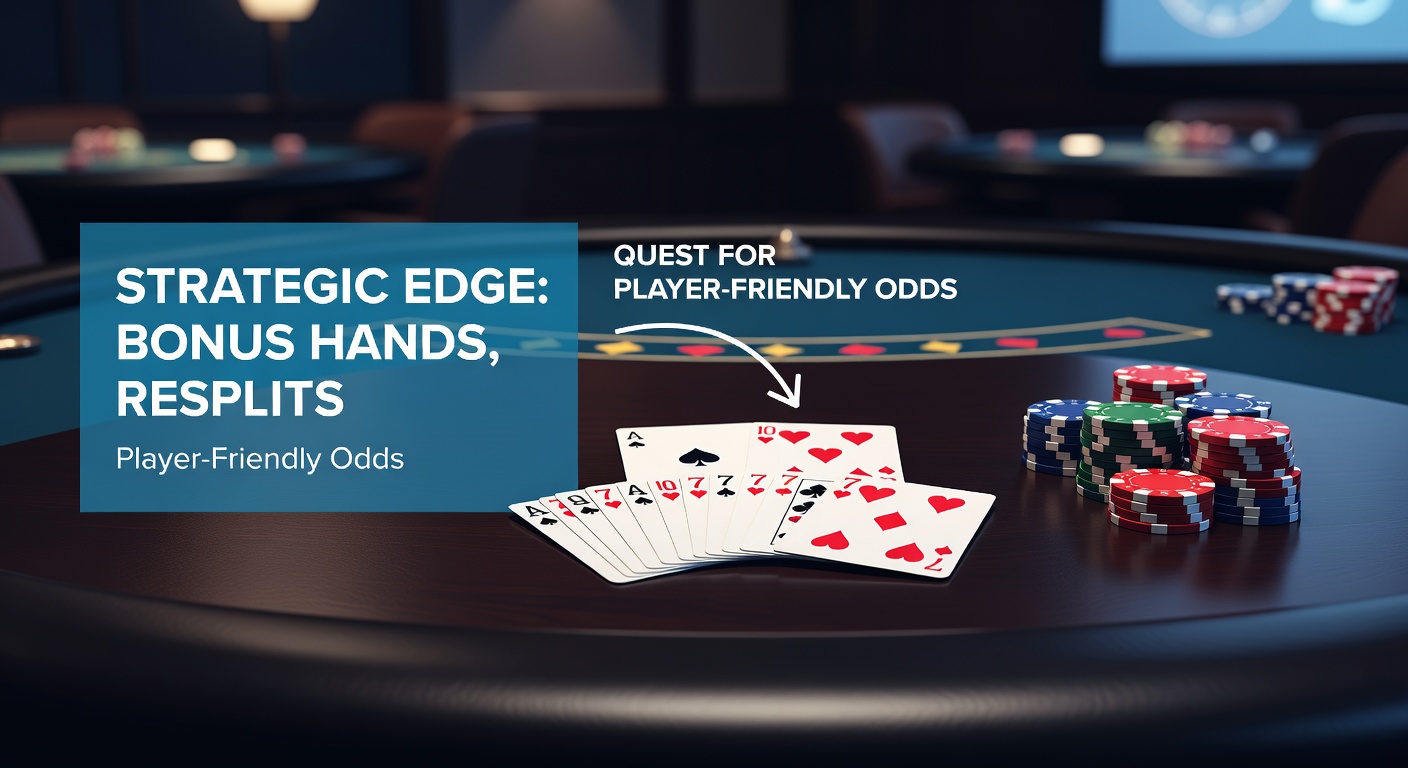 A vibrant casino table showing Spanish 21 cards in action, with bonus payout chips stacked high